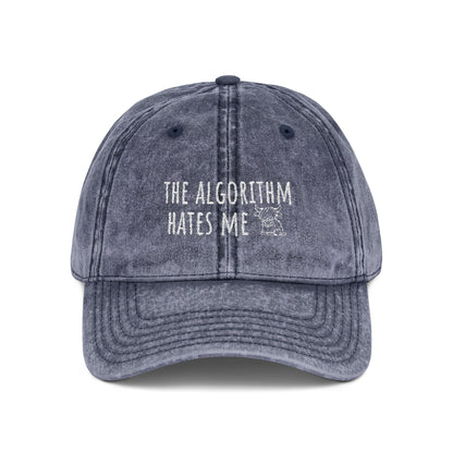 The Algorithm Hates Me Embroidered Hat