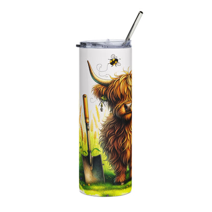 The Algorithm Hates Me Highland Cow Tumbler Wrap