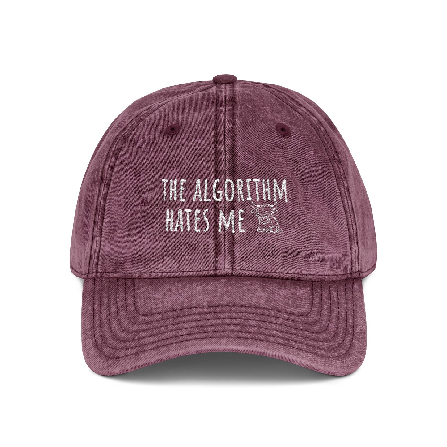 The Algorithm Hates Me Embroidered Hat