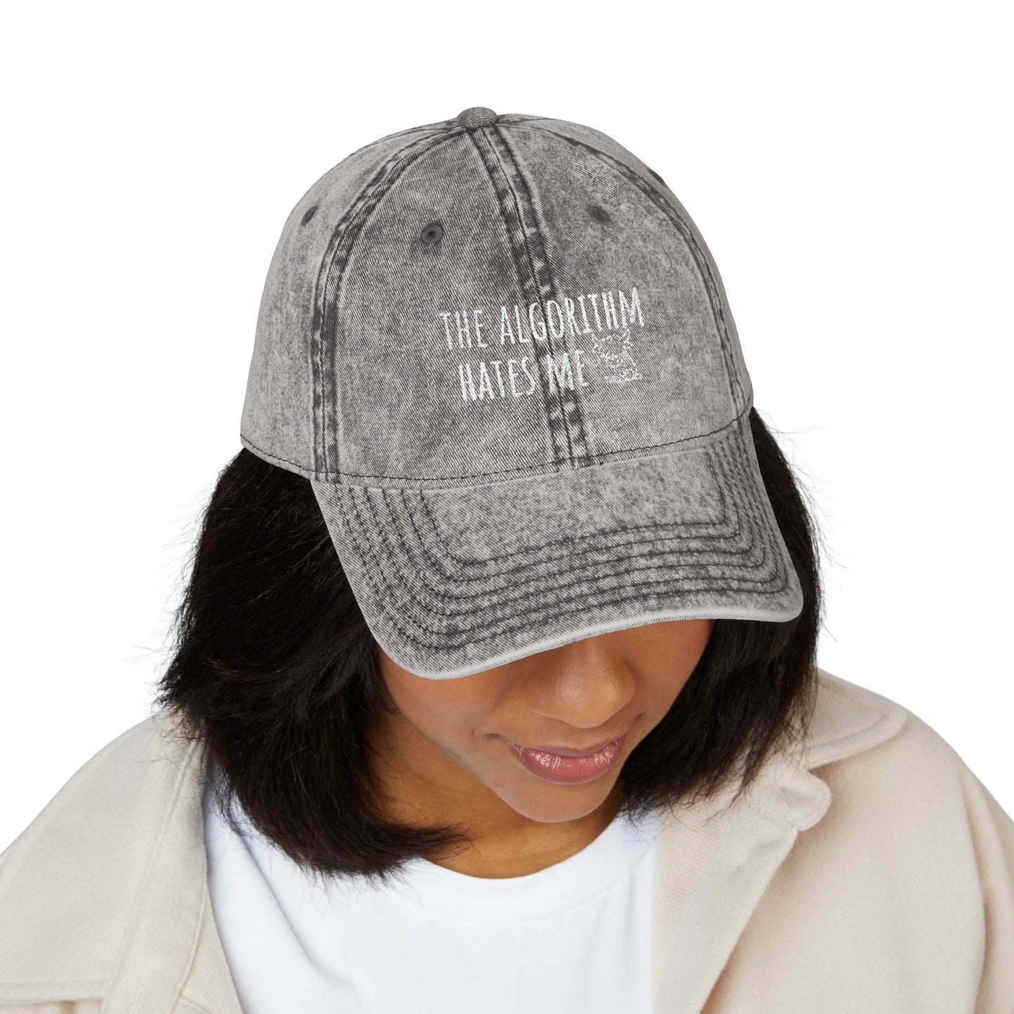 The Algorithm Hates Me Embroidered Hat